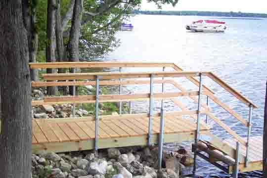 Side view of Stairway